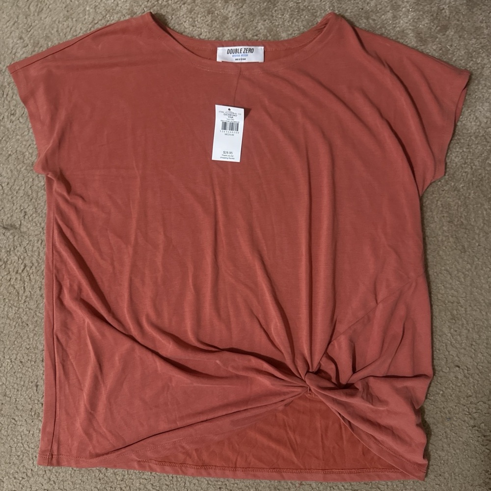 Double Zero Women's Rust Top